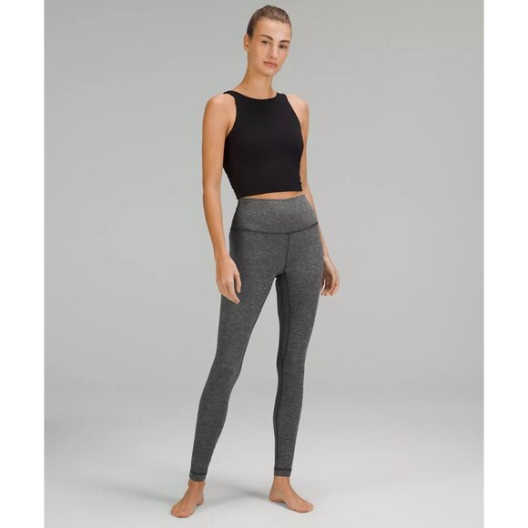 Lululemon Wunder Under High Waist Tight Gray Women 8 - Picture 1 of 12